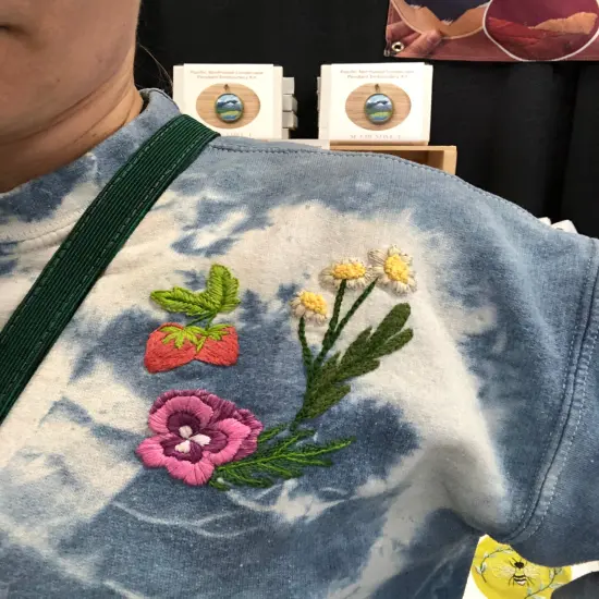 MCreativeJ Forest Forage - Peel Stick and Stitch Hand Embroidery Patterns {3}