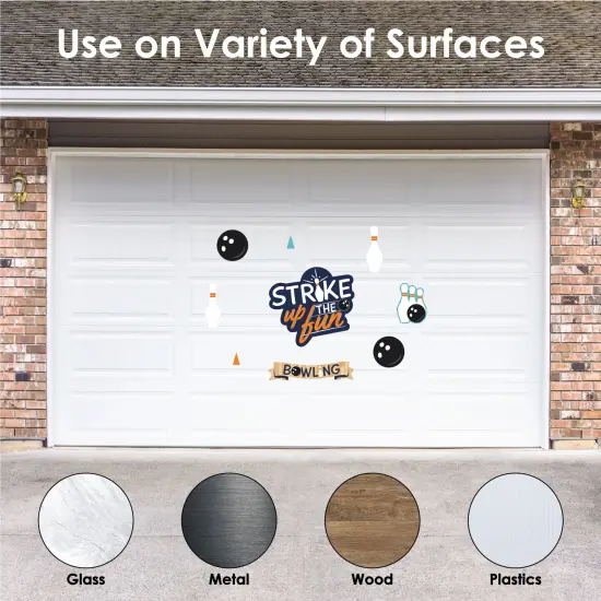 Big Dot of Happiness Strike Up the Fun - Bowling - Peel and Stick Sports Decor Vinyl Wall Art Stickers - Wall Decals - Set of 20 {6}