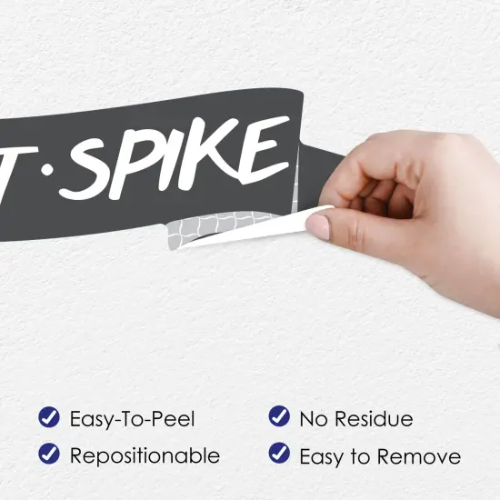 Big Dot of Happiness Bump, Set, Spike - Volleyball - Peel and Stick Sports Decor Vinyl Wall Art Stickers - Wall Decals - Set of 20 {4}