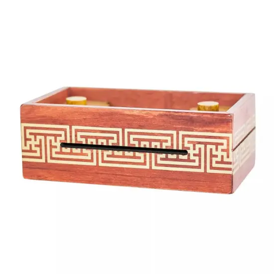 Emperor's Chest Gift Box Puzzle Brain Teaser Box that Holds Gift Cards, Money, Artfully Crafted Wooden Puzzle {1}