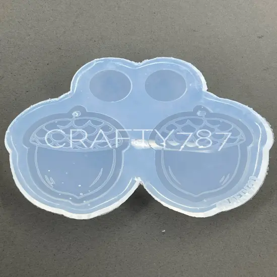 Acorn Bellota Dangle Earring Silicone Mold(C2) {2}