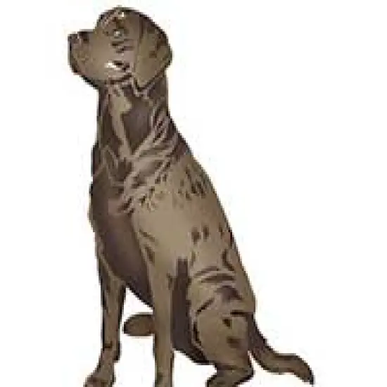 Labrador Retriever Dog Wall Stencil | 2697 by Designer Stencils | {2}