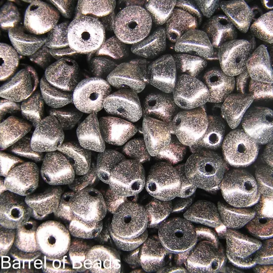 Konos Par Puca&reg;, Czech glass bead, Metallic Matte Dark Violet, 10 grams {1}