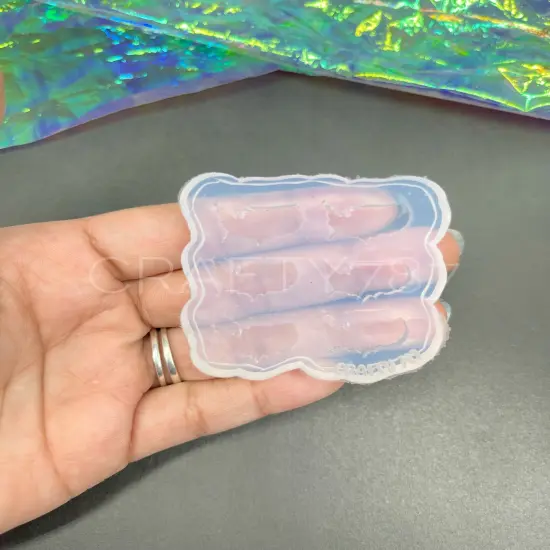 USA Shape Stud Earring Mold(A7) {3}