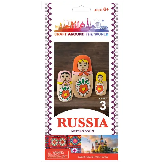 Craft Around The World Russian Nesting Dolls-Makes 3 {1}