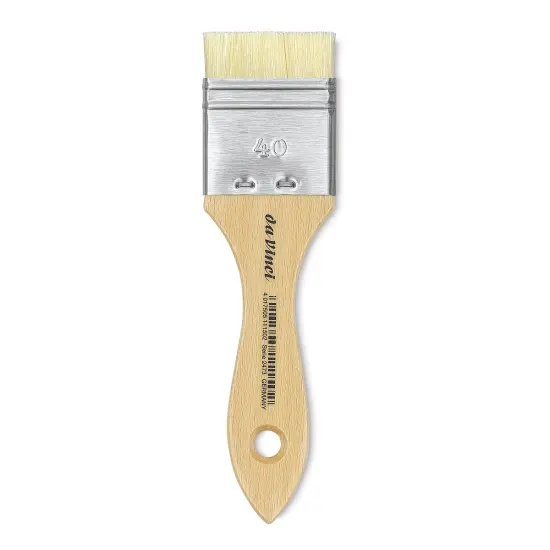 Da Vinci Maestro 2 Hog Bristle Brush - Mottler Extra Short, Short Handle, Size 40 {2}