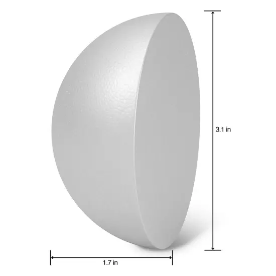 FloraCraft SmoothFoM Half Ball-1.7"X3.1" {3}
