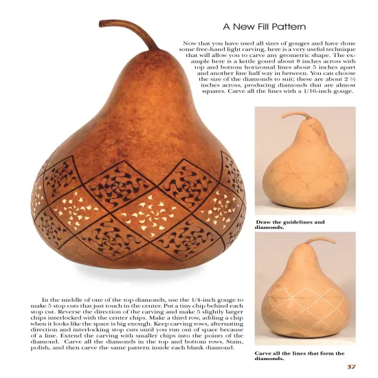 Chip-Carving Gourds {3}