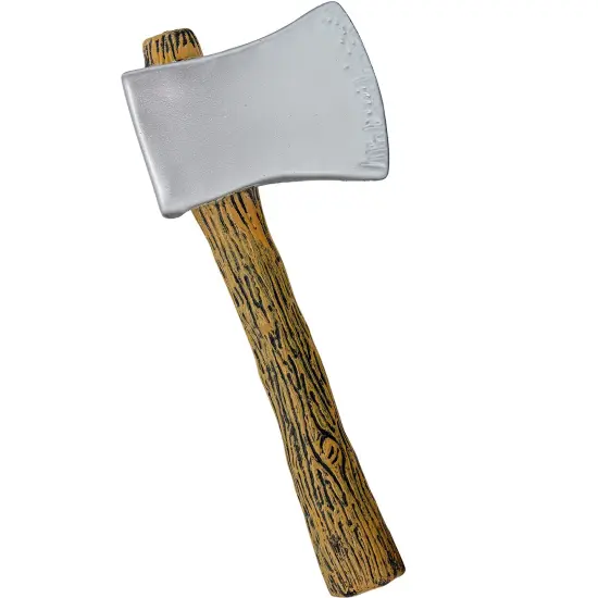 Realistic Hatchet Axe Toy - Wood Look Lumberjack Props Costume Accessories with Fake Tin Blade {1}