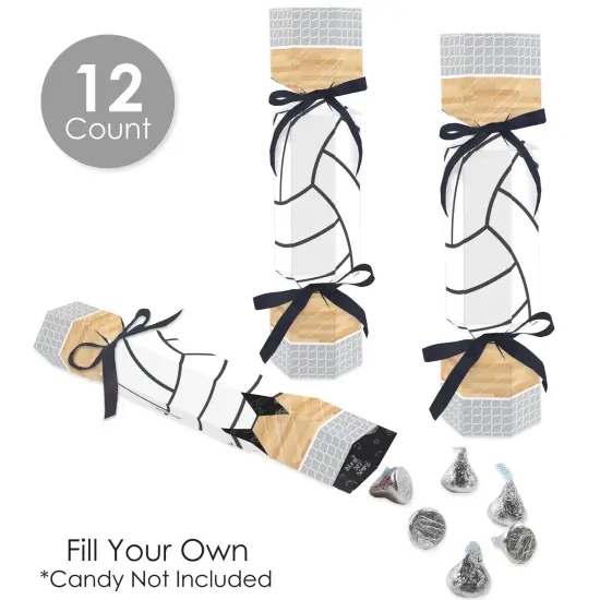 Big Dot of Happiness Bump, Set, Spike - Volleyball - No Snap Baby Shower or Birthday Party Table Favors - DIY Cracker Boxes - Set of 12 {4}