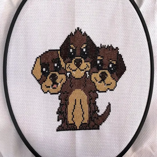 Cerberus Counted Cross Stitch DIY KIT {2}