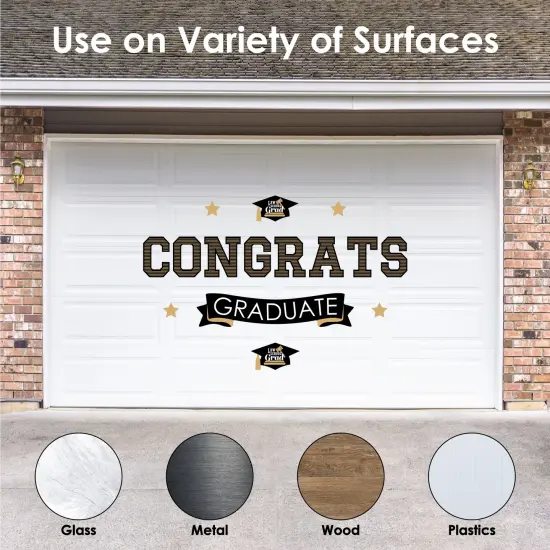 Big Dot of Happiness Law School Graduation Party Photo Backdrop - Wall Decals {3}