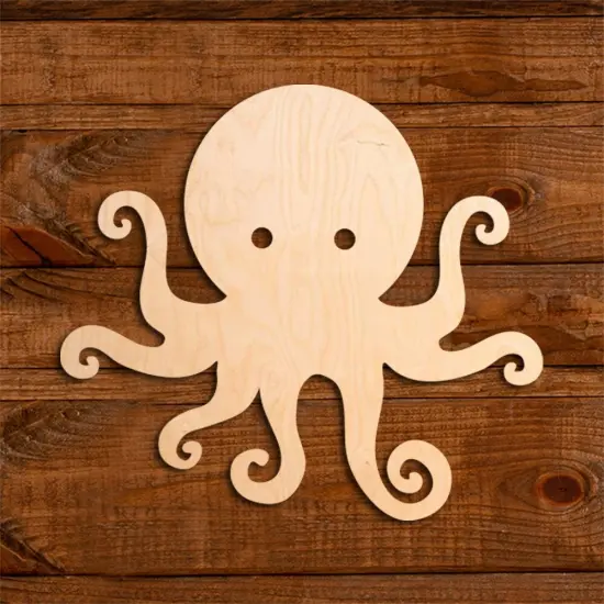 18 in. Unfinished Octopus {1}