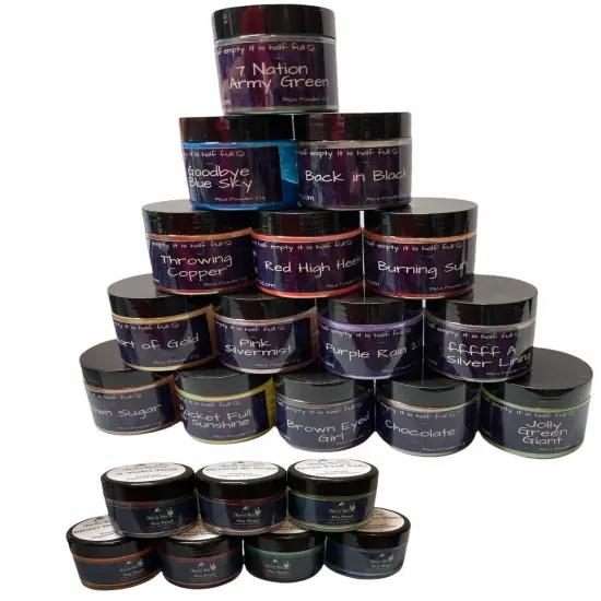 Rockers Pro Pearl Premium Mica Pigment Powder Back in Black {4}