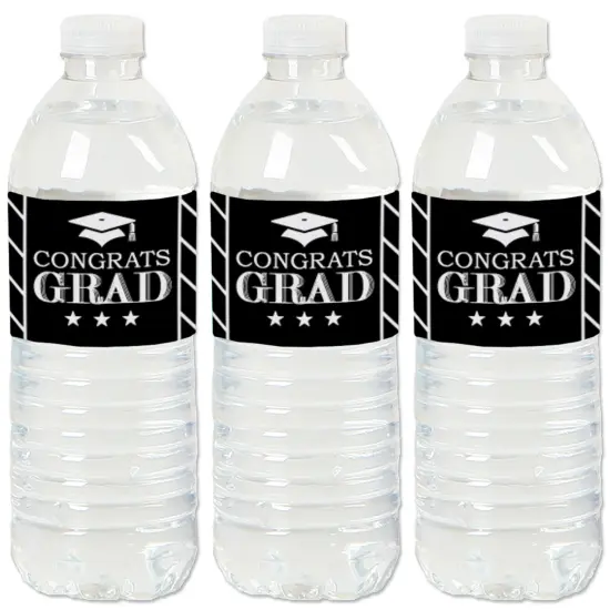 Big Dot of Happiness Graduation Cheers - Graduation Party Water Bottle Sticker Labels - Set of 20 {1}