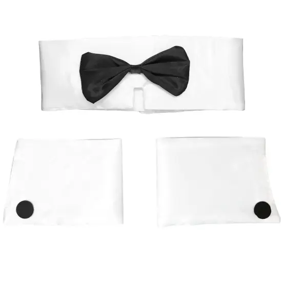 Collar and Cuff Set Male Dancer Costume Accessories for Halloween, Bachelor Parties - 1 Set {1}