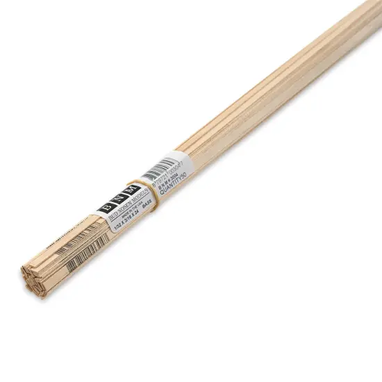 Bud Nosen Basswood Sticks - 1/32" x 3/16" x 24", 50 Sticks {1}