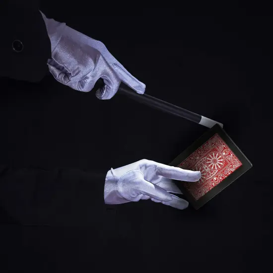 isappearing Card And Box - Magic Prank Illusion Tricks With Card Box and Cards - 1 Set {6}