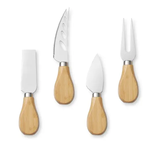 Casafield Charcuterie Board Gift Set, Bamboo Cheese Board with Slate Cheese Plate and Knives, Wooden Serving Platter for Housewarming, Wedding, Birthday {5}