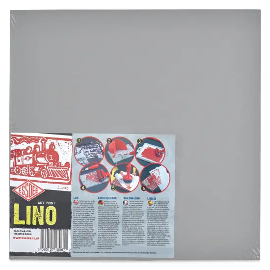 Essdee Lino Blocks - 12" x 12", Unmounted, Pkg of 10 {1}