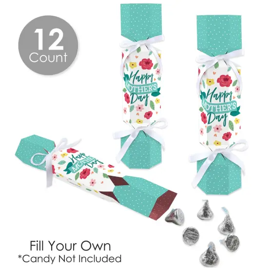 Big Dot of Happiness Colorful Floral Happy Mother's Day - No Snap We Love Mom Party Table Favors - DIY Cracker Boxes - Set of 12 {4}