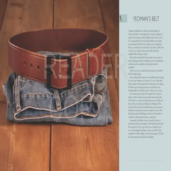 A Guide to Making Leather Belts with 12 Complete Projects {3}