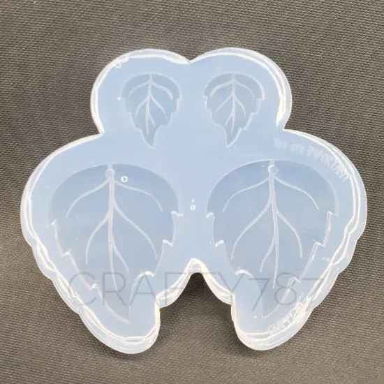 Leaf Dangle and Stud Earring Mold {3}