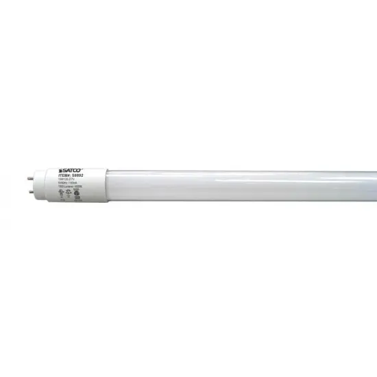 25Pk - Satco 13W 48in T8 LED Tube 4000K Cool White - Ballast Dependant or Bypass {1}