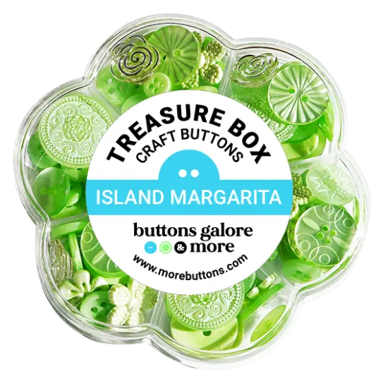 Buttons Galore Treasure Box Fancy Designer Buttons for Sewing and Crafts, Scrapbooks and Paper Crafts - 100+ Buttons {5}