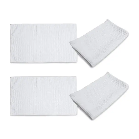 Craft Express Sublimation Printing Towels - Waffle Kitchen Towel, 11" x 18", Pkg of 4 {1}