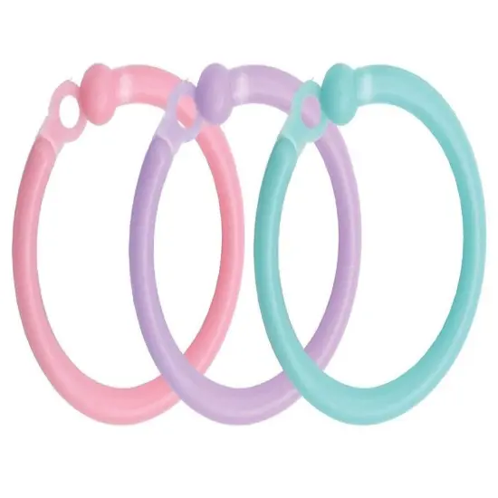 We R Memory Keepers Cinch Plastic Loop Binding 24/Pkg-Pink,Lilac & Blue 60000609 by American Crafts {3}