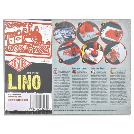 Essdee Lino Blocks - 8" x 6", Unmounted, Pkg of 10 {1}