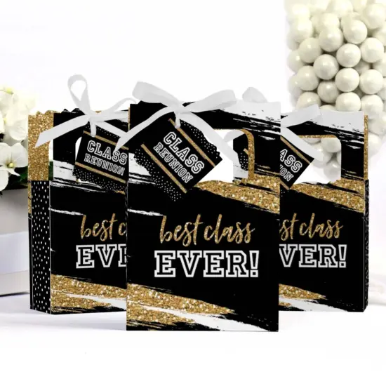 Big Dot of Happiness Reunited - School Class Reunion Party Favor Boxes - Set of 12 {4}