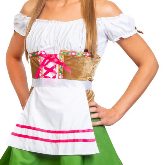 Oktoberfest Beer Girl Costumes - German Bavarian Traditional Womens Oktober Fest Dirndl Dress (Medium) {5}