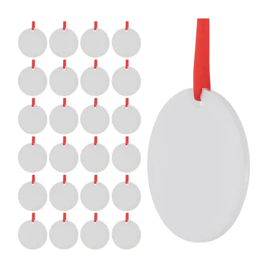 Craft Express Sublimation Printing Ornament - Acrylic Circle, 3", Pkg of 25 {1}