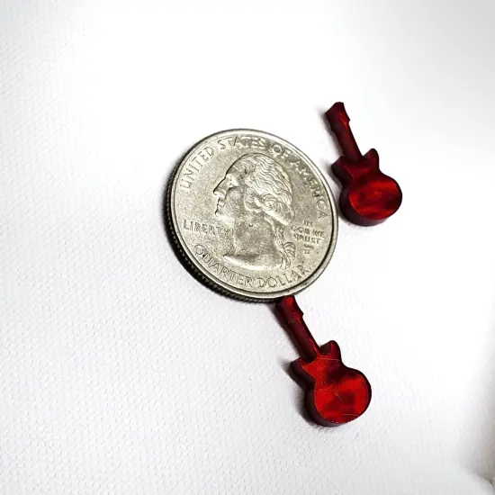 Guitar Stud Earring Mold(B12) {2}