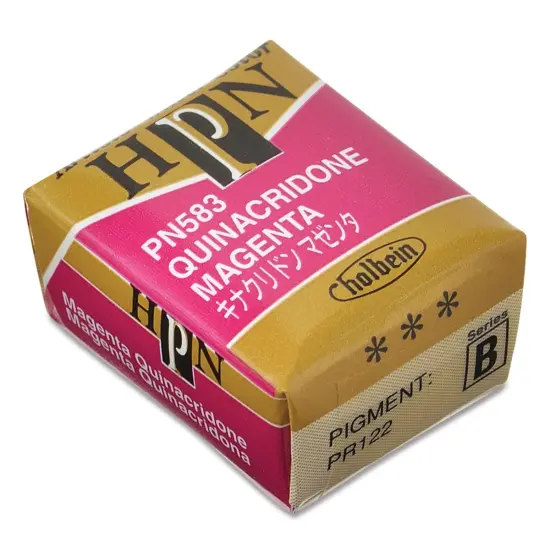 Holbein Artists' Watercolor Half Pan - Quinacridone Magenta {1}