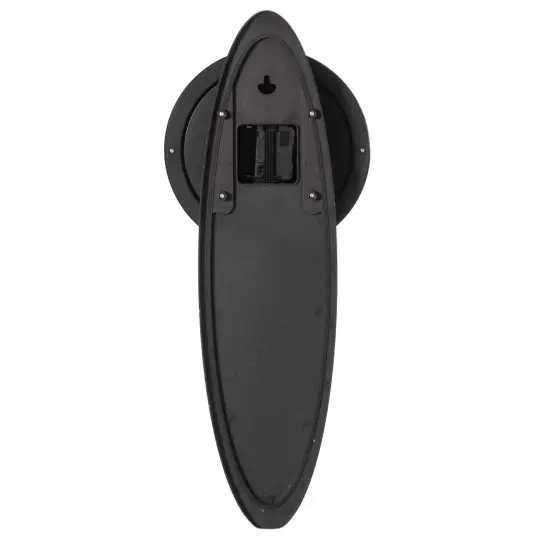 Modern Grandfather Brown Oval Pendulum Wood-Looking Plastic Wall Clock for Living Room, Kitchen, or Dining Room {6}