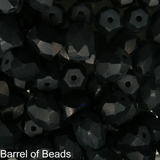 Baros Par Puca&reg;, Czech glass bead, Jet Matte, 10 grams {1}