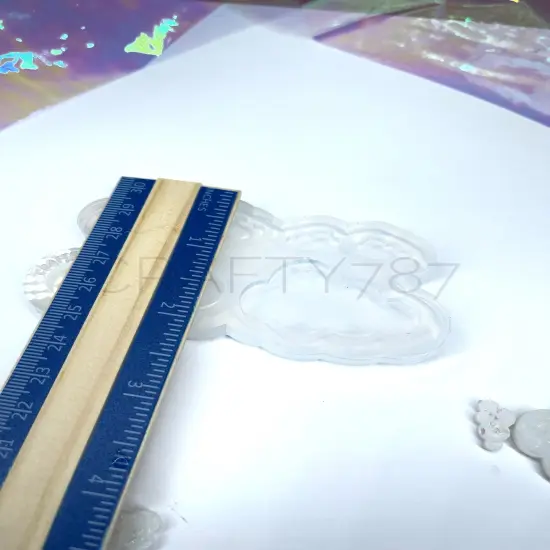 Cloud Dangle Earring and Studs Silicone Mold Style 2 (C7) {4}