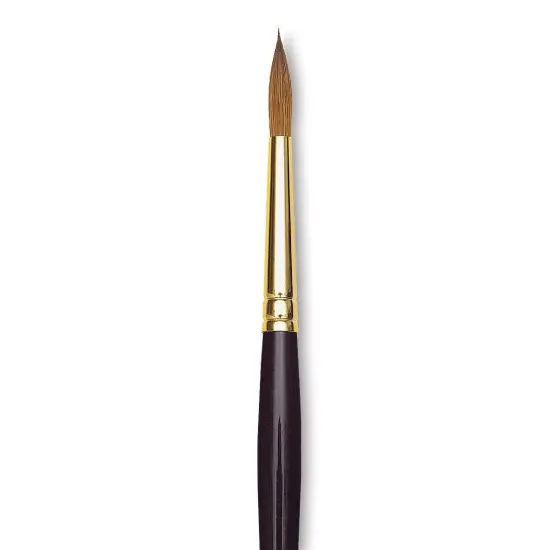 Da Vinci Harbin Kolinsky Brush - Sharp Round, Short Handle, Size 6 {1}