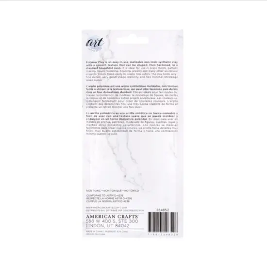 MEDIUM - AC - ART SUPPLY BASICS - POLYMER CLAY (10 PIECE) 354852 - Plastilina {3}