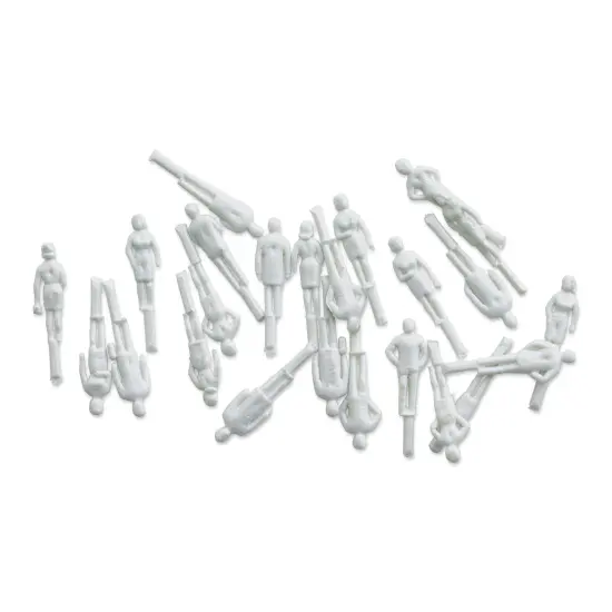 Plastruct Styrene Figures - Pkg of 25, 19/64" {1}