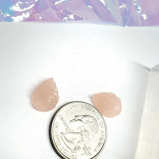 Teardrop Druzy Cabochon Silicone Mold 12mm x 14mm(B3) {2}