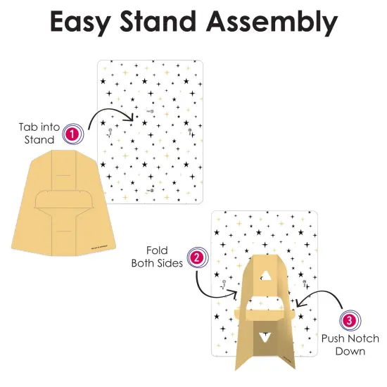 Big Dot of Happiness Hello College Graduation Party Centerpieces - 4x6 Picture Display - Paper Photo Frames - Set of 12 {7}