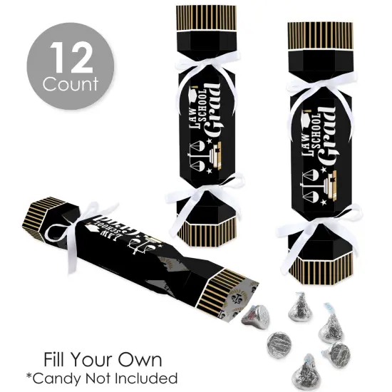 Big Dot of Happiness Law School Grad - No Snap Future Lawyer Graduation Party Table Favors - DIY Cracker Boxes - Set of 12 {4}