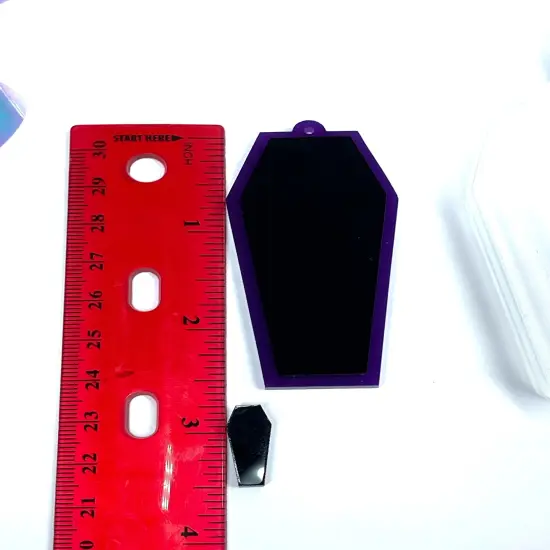 Coffin XL Dangle Earrings Silicone Mold(C6) {3}