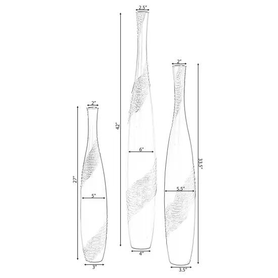 Bottle Shape Decorative Floor Vase, Brown with Cobbled Stone Pattern - Modern Home Decor, Elegant Tall, Ceramic Accent Piece, Living Room Statement, Unique Accents, Home Accessories, Floor Decor {3}