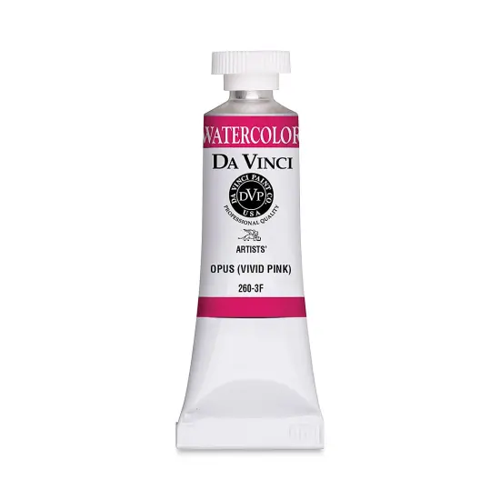 Da Vinci Artists' Permanent Watercolor - Opus (Vivid Pink), 15 ml tube {1}