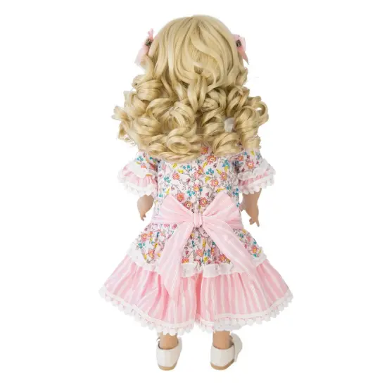 The Queen's Treasures 18 Inch Doll Clothes 4 Piece Pink Floral Dress {6}